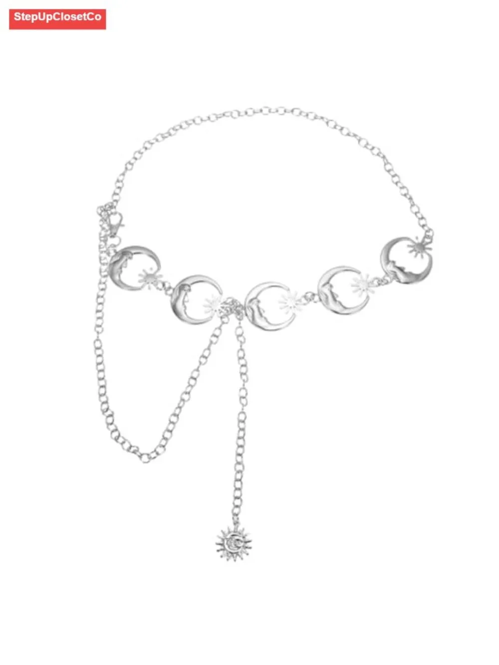 Adjustable Metal Waist Chain Belt for Women Dresses Skirts Jeans